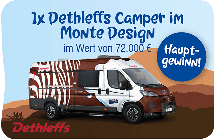 1x Dethleffs Camper im Monte Design
